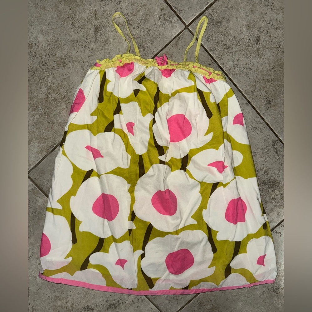 Genuine Kids Oshkosh Vintage Floral Spaghetti Strap Beach Dress size 4T